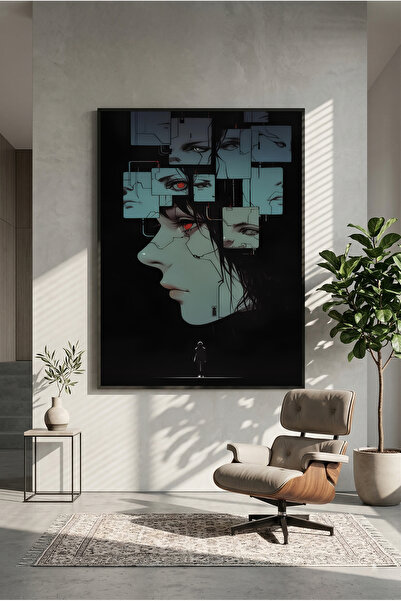 postercraft Poster de artă modernă Split Mind Art pentru pictură pe panou