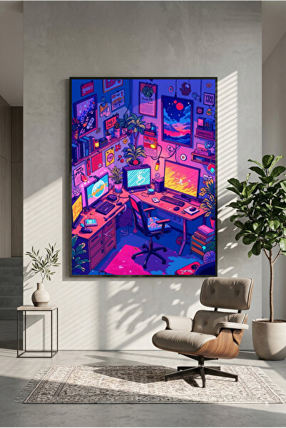 postercraft Χαλαρό Lo-fi Διακοσμητικό Τέχνης Δωματίου Μοντέρνο Πάνελ Αφίσα Το...