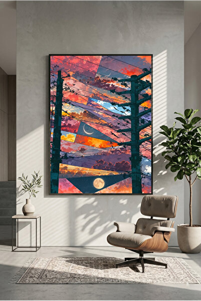 postercraft Ceruri Colorate Artă Modernă Panou Tablou Poster