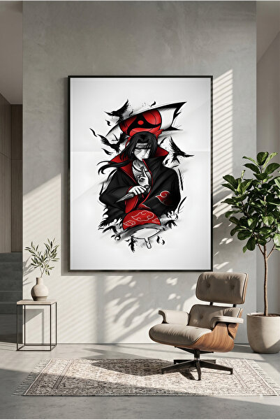 postercraft Ναρούτο Ιτάτσι Ούτσιχα Ξύλινη Αφίσα Τέχνης για Ζωγραφική (Χωρίς Π...