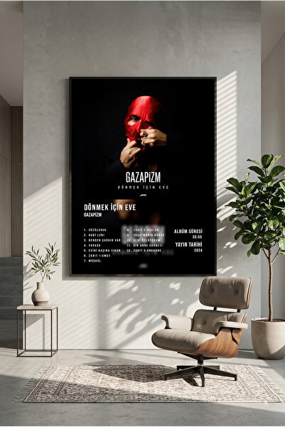 postercraft Gazapizm Dönmek İçin Eve Albüm Tasarım Ahşap Poster (Çerçevesiz)