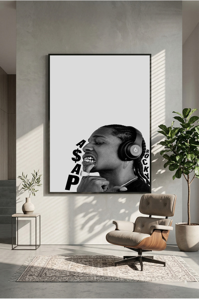 postercraft Asap Rocky Icon Wooden Tabletop Poster (Unframed) 2