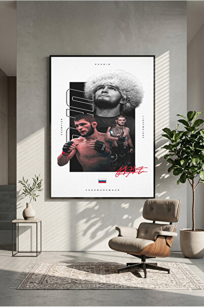postercraft Хабиб Нурмагомедов Модерен панелен плакат-картина