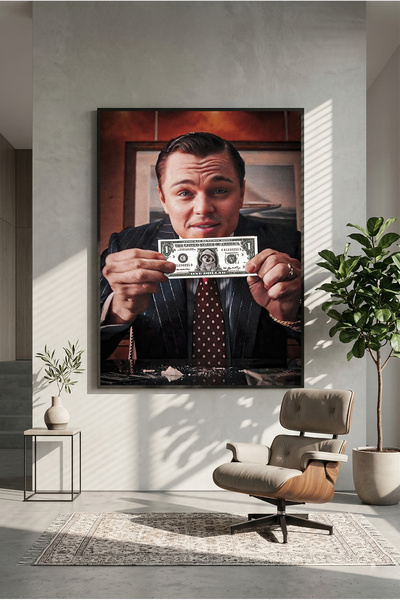 postercraft Poster din lemn Wolf of Wall Street (fără ramă)