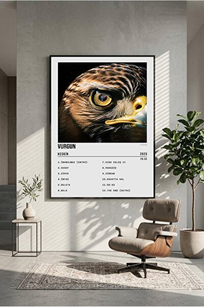 postercraft Poster de pictură pe panou modern cu design de album Sharp Focus