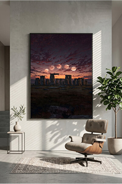 postercraft Poster Stonehenge Art Modern, tip panou, imprimat pe pânză "