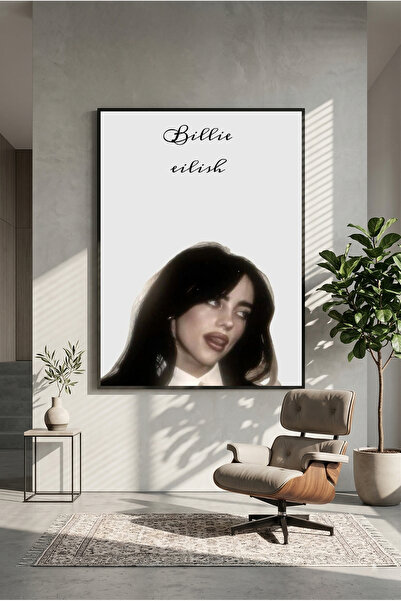 postercraft Billie Eilish Icon Wooden Tabletop Poster (Unframed) 2