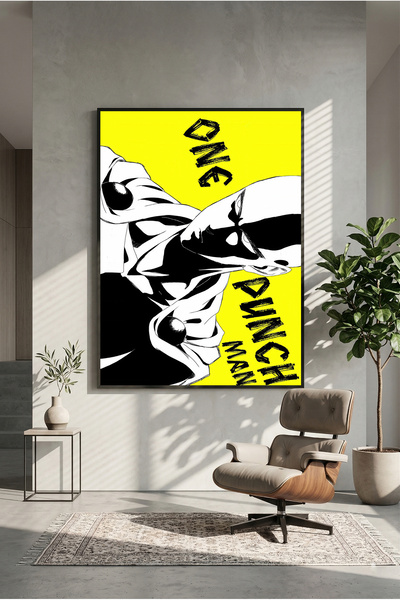 postercraft Уан Пънч Мен Сайтама Дървен настолен плакат (Без рамка)