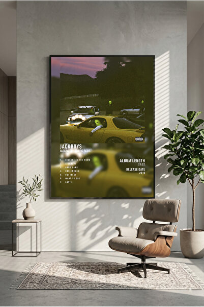 postercraft Jackboys x Travis Scott Design album JACKBOYS Poster modern cu pi...