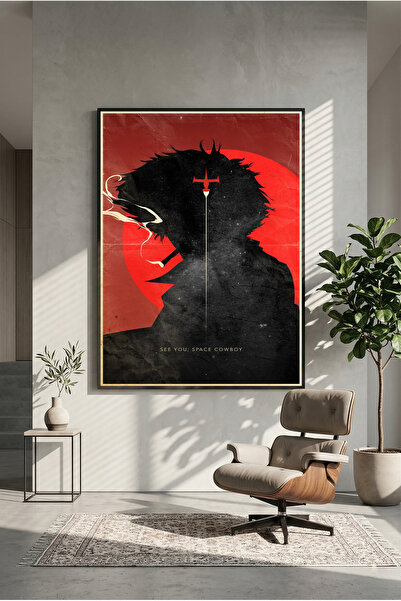 postercraft Kauboj Bepop drveni poster sa slikom (bez okvira) 1