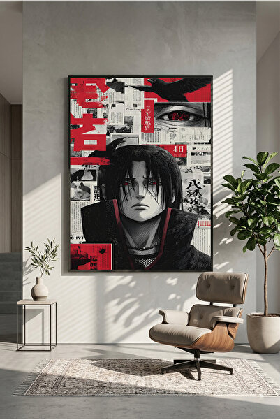 postercraft Naruto Itachi Uchiha Artă în stil hârtie Panou modern Tablou Poster