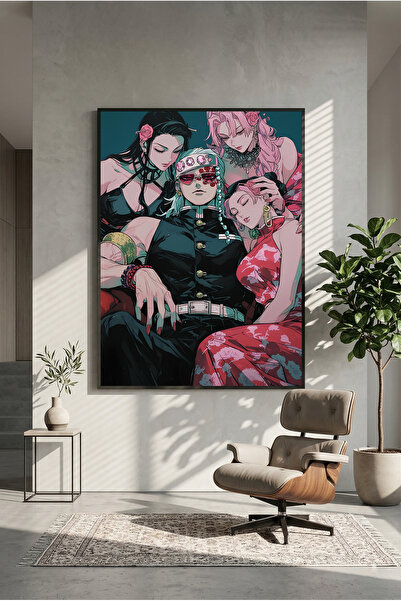 postercraft Poster de pictură pe lemn Demon Slayer Uzui Tengen (fără ramă)