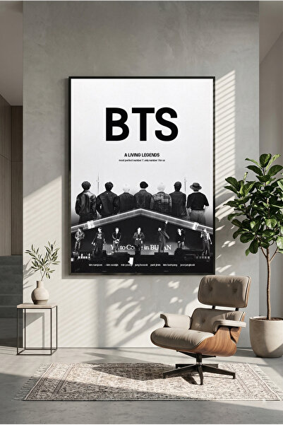 postercraft Poster iconic din lemn BTS (fără ramă)