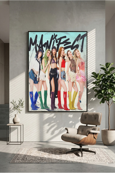 postercraft Manifest Grup Modern Panel Tablo Poster ( Çerçevesiz )