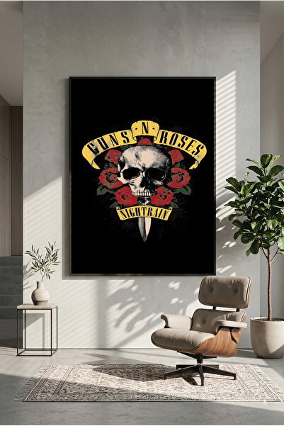 postercraft Poster din lemn cu piesa Nightrain de la Guns N' Roses (fără ramă)
