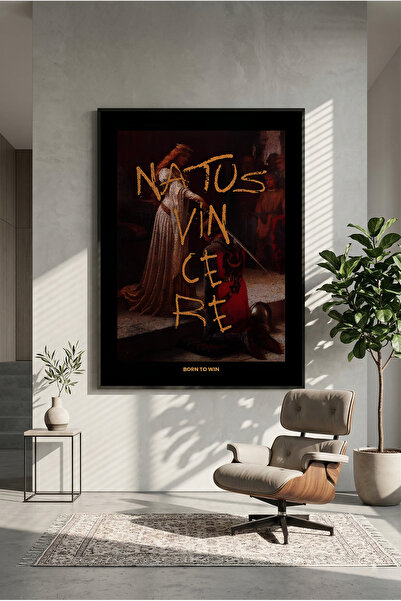 postercraft Natus Vincere Rođen da pobeđuje umetnički drveni poster sa slikom...