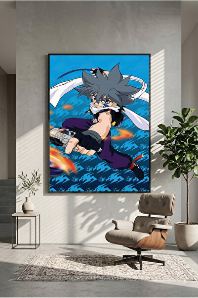postercraft Бейблейд Кай Модерен арт плакат с панелен дизайн