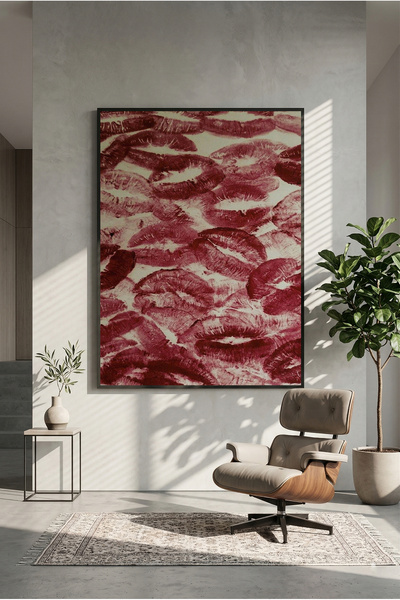 postercraft Poster din lemn Kisses Art (fără ramă)