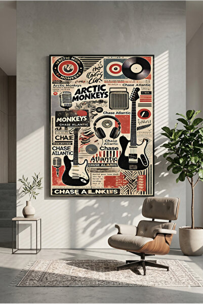 postercraft Poster de pictură pe lemn Chase Atlantic x Arctic Monkeys (fără r...