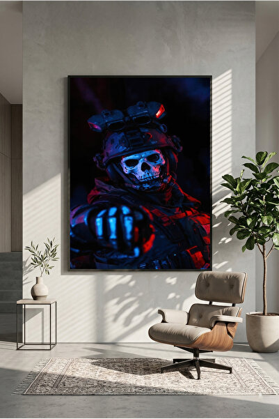 postercraft Call of Duty Modern Warfare Simon "Ghost" Riley Poster modern tip...