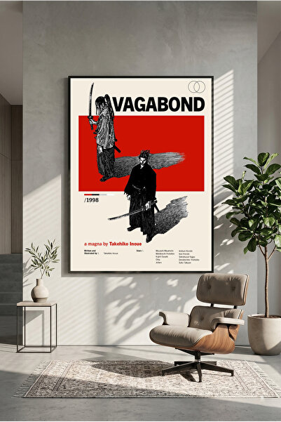 postercraft Vagabond Miyamoto Musashi x Sasaki Kojirō drveni poster sa slikom...