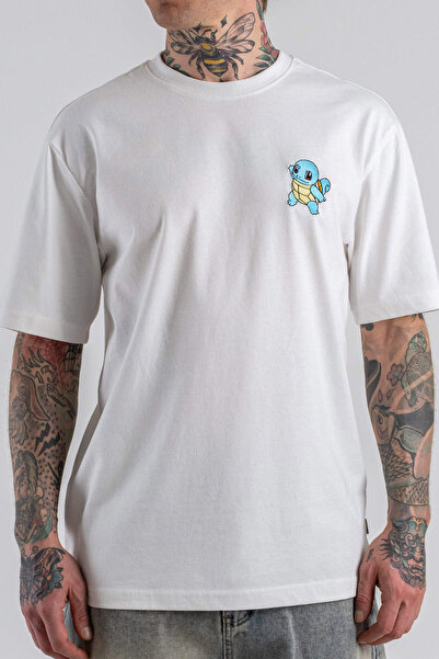 Only & Sons Ανδρικό λευκό μπλουζάκι Squirtle Pokemon Life - (22037659-BWS)