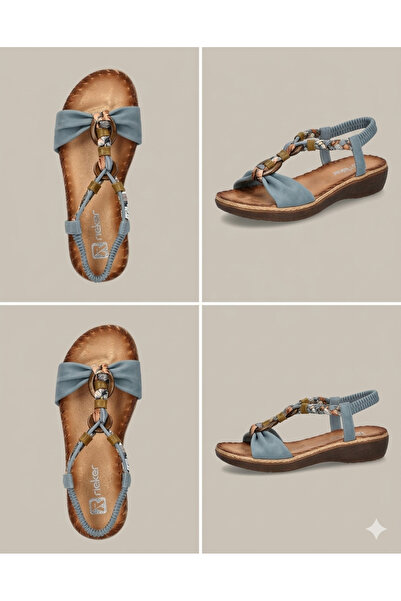 Rieker Sandale Damă - Albastru Denim