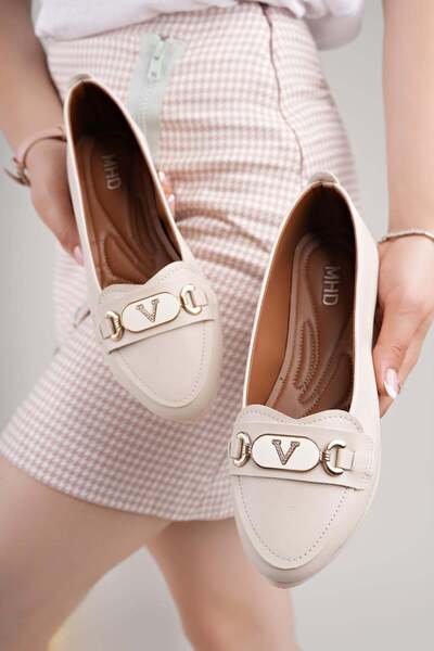 Nesil Shoes Mhd 64 Skin Stone Daily Γυναικείες Μπαλαρίνες