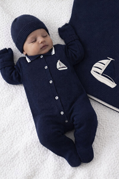 Naka Concept Newborn Knit Set Luxury Baby Gift 10 Parça Erkek Bebek Hastane Ç...