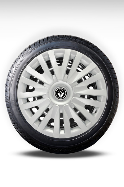 FRWY Renault Araçlar İçin Universal 14" inç 4 Adet 1 Takım Jant Kapağı ( Symbol Clio Megane …) 006