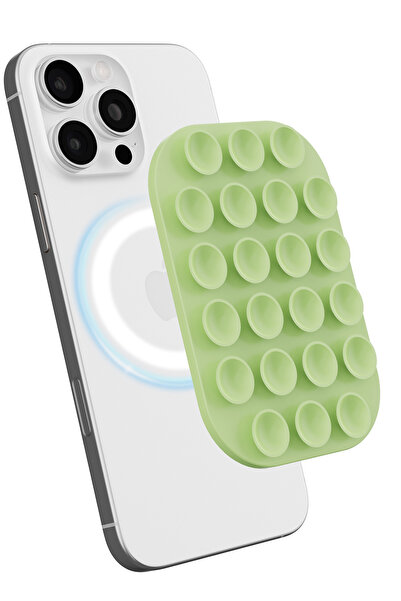 WANNA PROTECT Magsafe Manyetik Özellikli Vakumlu Telefon Tutucu, Cep Telefonu...