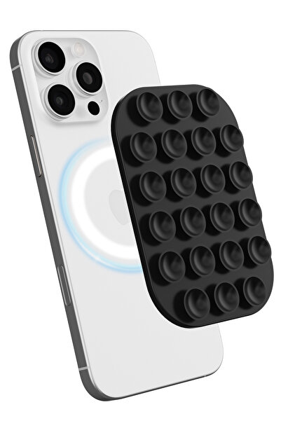 WANNA PROTECT Magsafe Manyetik Özellikli Vakumlu Telefon Tutucu, Cep Telefonu...