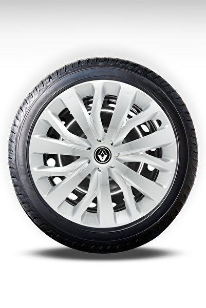 FRWY Renault Araçlar İçin Universal 15" inç 4 Adet 1 Takım Jant Kapağı ( Symb...