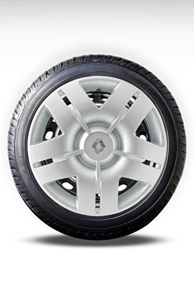 FRWY Renault Araçlar İçin Universal 14" inç 4 Adet 1 Takım Jant Kapağı ( Symb...