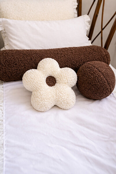 Cherry Bloom Cotton Top Yastık ve Papatya Yastık Mini 20 cm