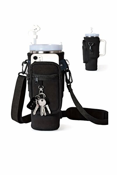 alisa Pipetli 1.18 Lt Termos Askılı Koruma Termos Kılıfı Çanta Ve Omuz Askısı