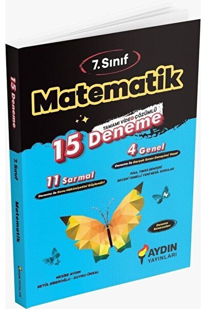 Aydın Yayınları Aydın 7. Sınıf Matematik 15 Deneme