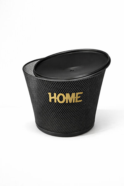 VENON Selvi Sepet 20 cm X 20 cm Metal Potato Onion Bucket - Vegetable Basket - Potato Onion Basket with Lid Fruit Basket Vegetable Basket Practical under Counter Tabletop Organizer Fruit Basket Potato Bucket