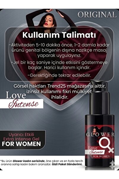BEAUTY THE WORLD Kadın Uyarıcı zevk arttırıcı premıum jel 10 ml
