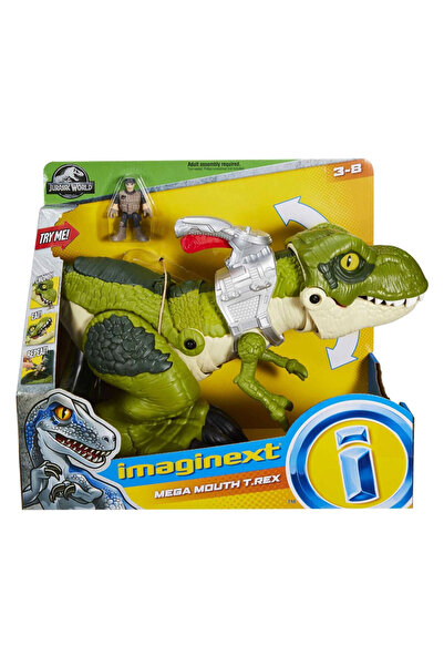 Imaginext العالم الجوراسي العملاق - نموذج الفم T-rex Gbn14