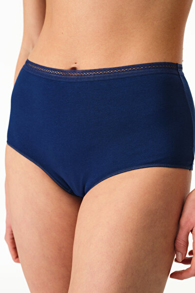 Penti Σλιπ ψηλόμεσο σε μπλε ναυτικό χρώμα με βαμβακερή επένδυση