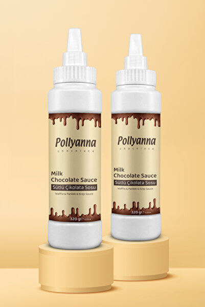 Pollyanna Sütlü Çikolata Sos 320 Gr - Waffle & Pankek & Krep & Tatlı Sosu