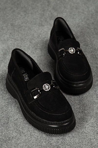 Mc vay Shoes Luan 002 Χοντρή σόλα Ειδική Κομψή Πόρπη Στυλάτο Ορθοπεδικό Γυναι...