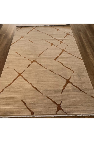 İpek Halı Roxanne 17171 Bakır Modern Salon Halısı