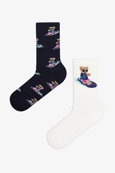 Penti Men's Colorful Surf Bear 2-Piece Socket Set