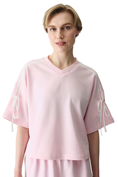 Penti Light Pink Bow Detailed T-Shirt