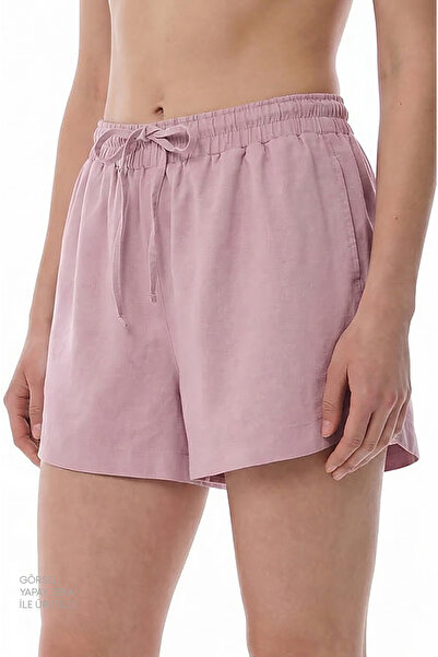 Penti Ανοιχτό λιλά λινό σορτς