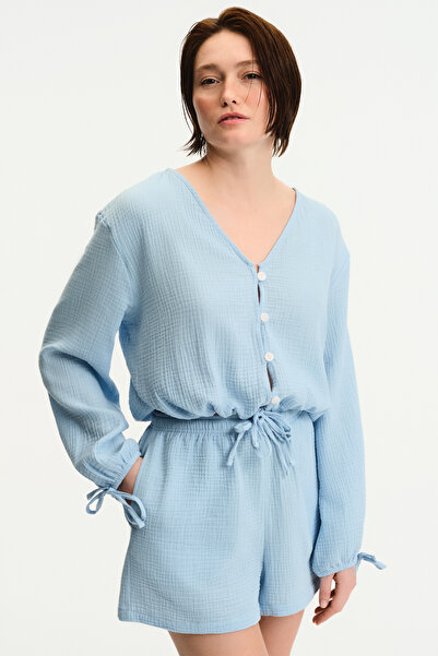 Penti Παστέλ Μπλε Μπλουζάκι Μπαλόνι Lessi