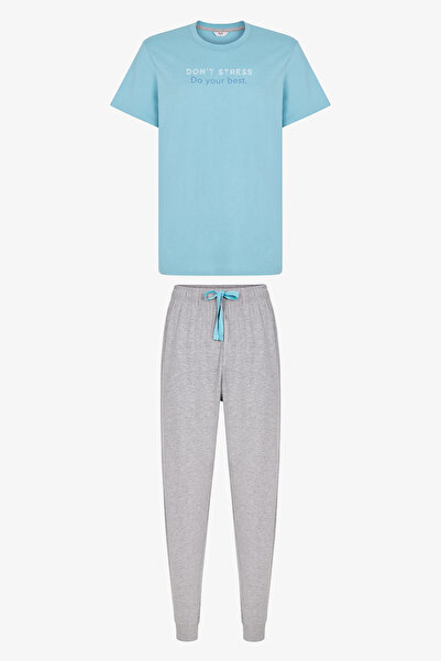 Penti Men's Colorful Sea Breeze Pajama Set