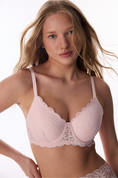 Penti Ανοιχτό ροζ σουτιέν Marvel Lace Lace